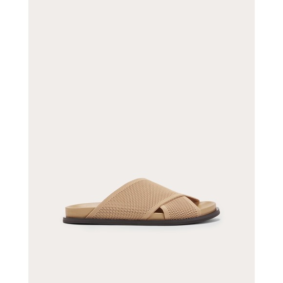 Everlane The ReKnit Form Crossover Sandal Size 10 Caramel - Picture 1 of 7